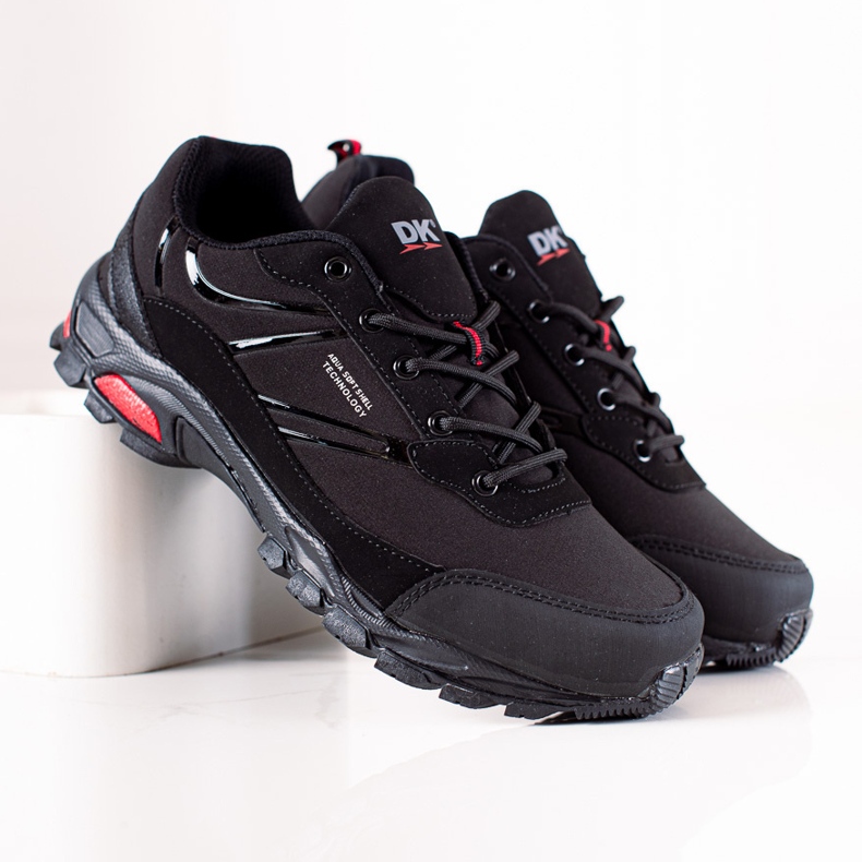 DK sapatos de trekking para homens preto 2