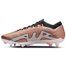 Chuteira Nike Zoom Mercurial Vapor 15 Elite Qatar SG-Pro Ac M DR5937 810 castanho beges e marrons 1