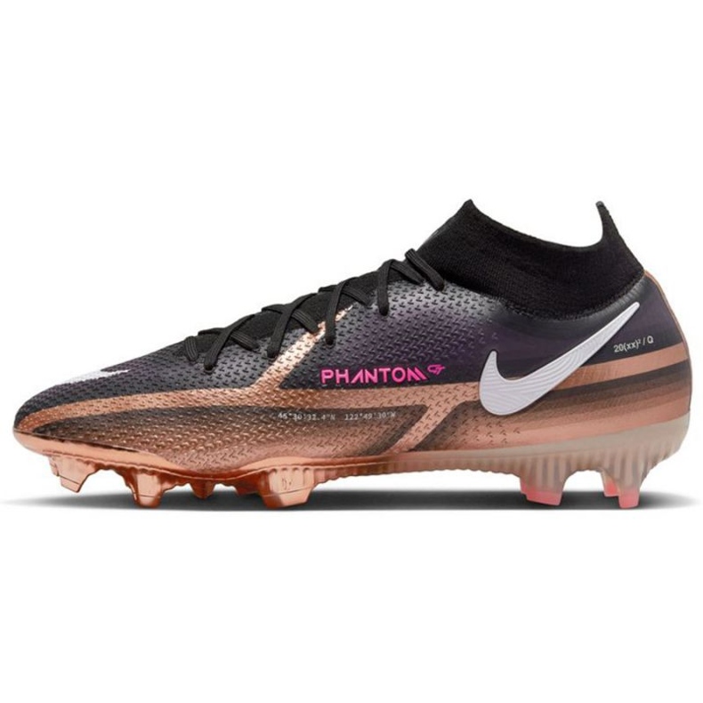 Chuteiras Nike Phantom GT2 Elite Qatar Dynamic Fit Fg M DR5955 810 castanho preto 1