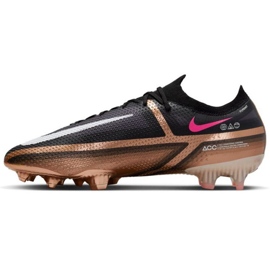 Chuteira Nike Phantom GT2 Elite Qatar Fg M DR5954 810 marrom preto beges e marrons 1