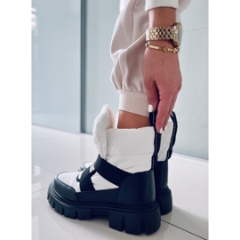 BM Botas de neve femininas Uffie White branco 1