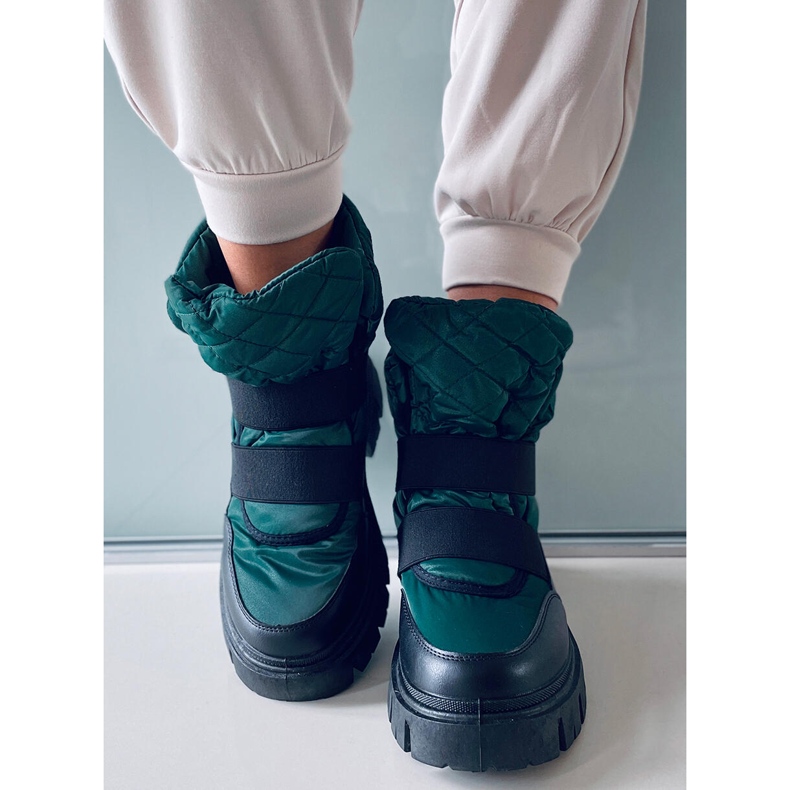 BM Botas de neve femininas Uffie Green verde 1