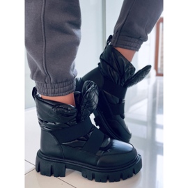 BM Botas de neve femininas Uffie Black preto 1
