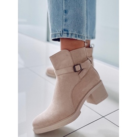 BM Botas de salto largo Aretha Bege 2