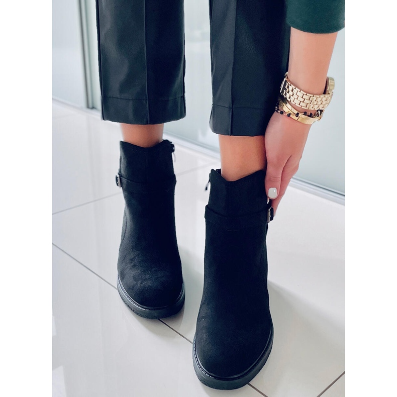 BM Bota de salto largo Aretha Black preto 2