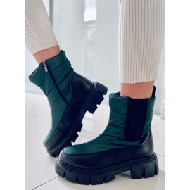 BM Botas de neve com isolamento Milan Green verde 1 BM Botas de neve com isolamento Milan Green verde 1