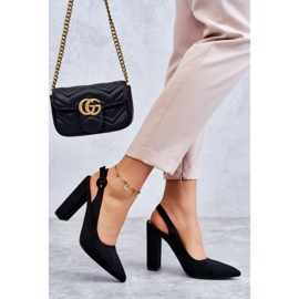 PA1 Bombas de Salto Alto Preto Alanza 2