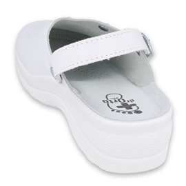 Chinelos femininos Befado 157D001 branco 2