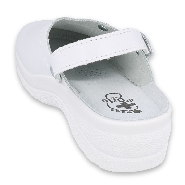 Chinelos femininos Befado 157D001 branco 2