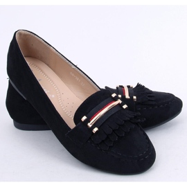 Mocassins femininos negros 88-381 Preto 2