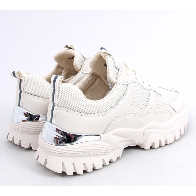 Sapatos esportivos femininos bege VL122P Beige 1