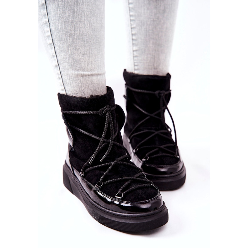 FILIPCZYK Botas de neve de camurça isoladas preto 3