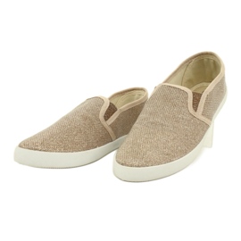 Sabatina Tênis slip-on dourado DMC-15 2