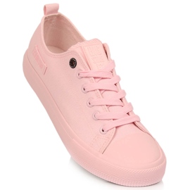 Tênis feminino rosa pó Big Star LL274022 1