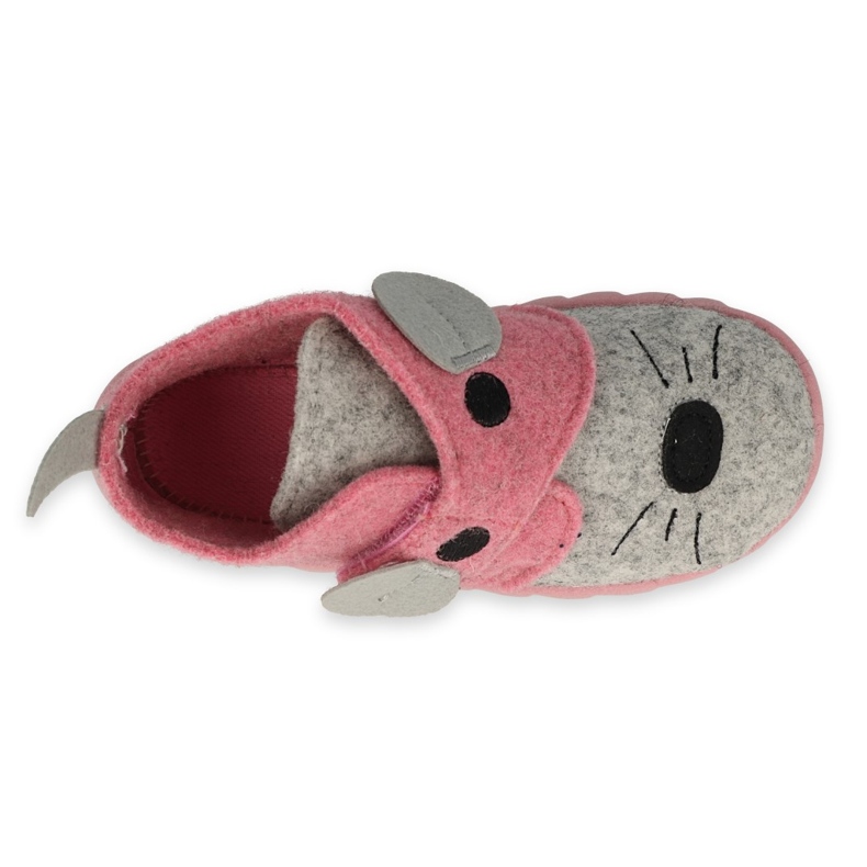 Calçados infantis Befado 526P104 rosa cinza 3