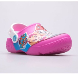 Slides Crocs Fun Lab Paw Patrol Clog Jr 206276-6QQ rosa multicolorido 1