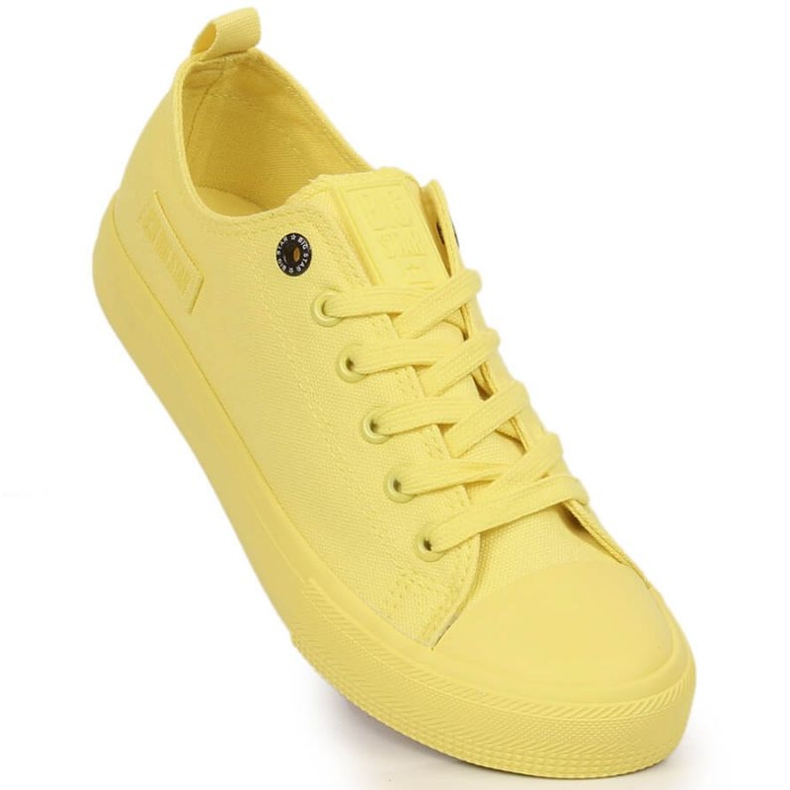 Sapatos, tênis Big Star W LL274026 INT1819B amarelo 1