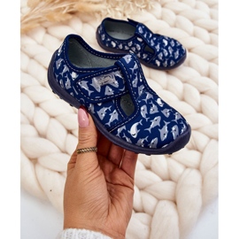 BEFADO S.A. Chinelos infantis Befado Sharks 010X032 Azul marinho 1