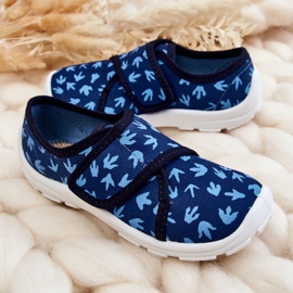 BEFADO S.A. Chinelos Infantis Befado Traços de Dinossauro 974X476 Azul Marinho azul-marinho 2