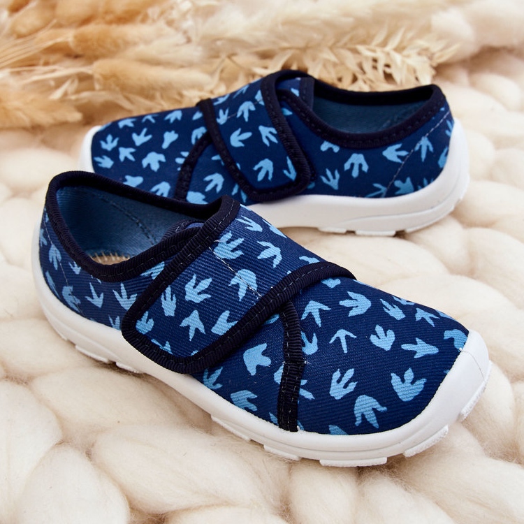 BEFADO S.A. Chinelos Infantis Befado Traços de Dinossauro 974X476 Azul Marinho azul-marinho 2