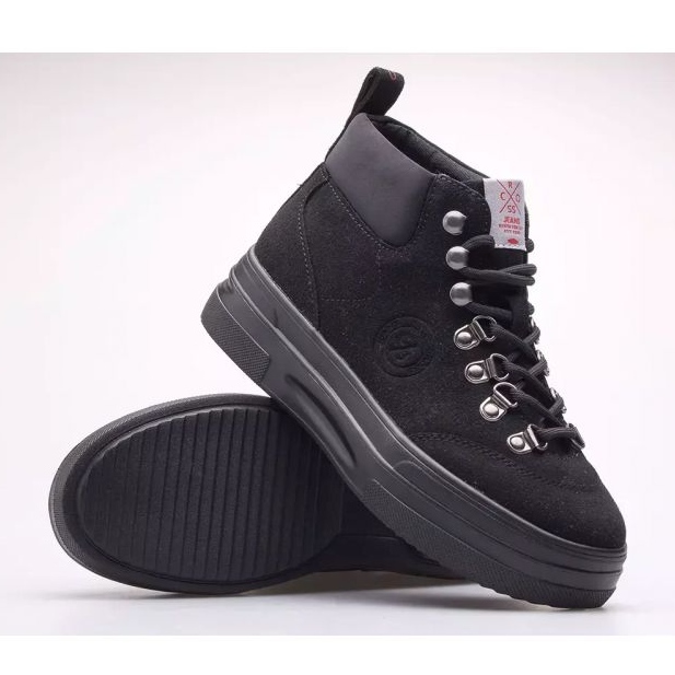 Sapatos Cross Jeans KK2R4074C preto 1