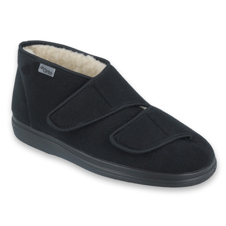 Blipes femininos de befado com velcro 986d011 preto 1