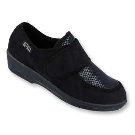 Dr.orto Befado Sapatos de velcro feminino PU 984D012 Black preto 2