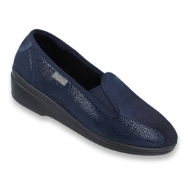 Sapatos femininos Befado pu 034D001 azul 1