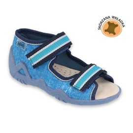 Sapato infantil befado amarelo 350P025 azul marinho azul 1