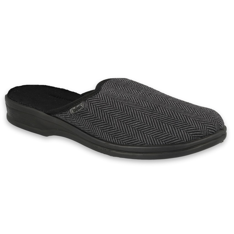 Calçados masculinos Befado pu 089M416 preto cinza 1