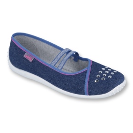 Sapatos juvenis Befado 345Q164 azul marinho 2