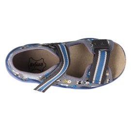 Sapato infantil Befado amarelo 350P034 azul 1