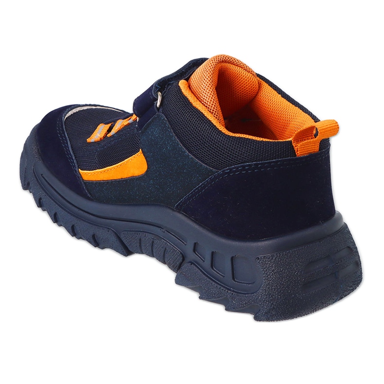 Calça de trekking infantil impermeável Befado 515Y003, azul marinho 2