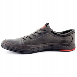 Polbut Sapatos casuais masculinos cinza K22 1