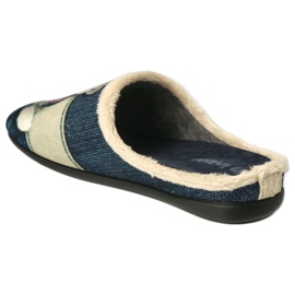 Slippers femininos da Inblu 155d210 Misia Aplicação com coração azul 2 Slippers femininos da Inblu 155d210 Misia Aplicação com coração azul 2