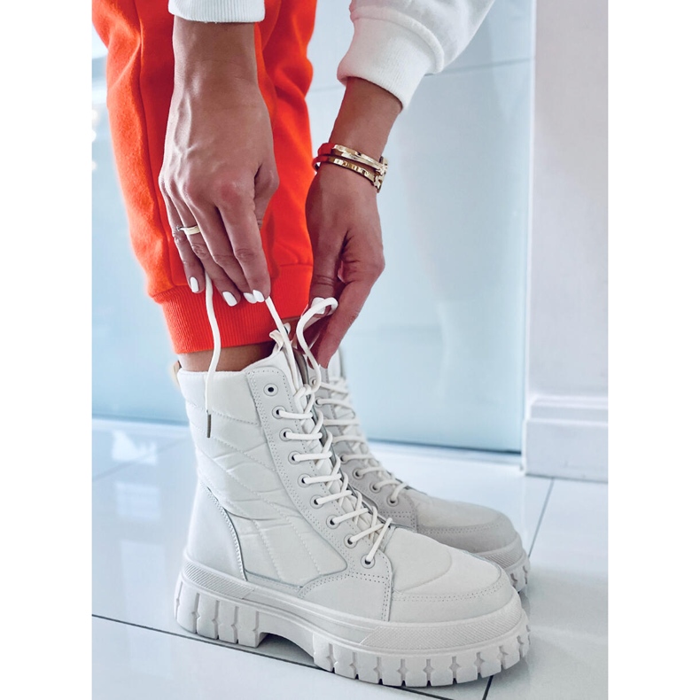 PA1 Botas rasas com cadarço Barkin Beis bege 2