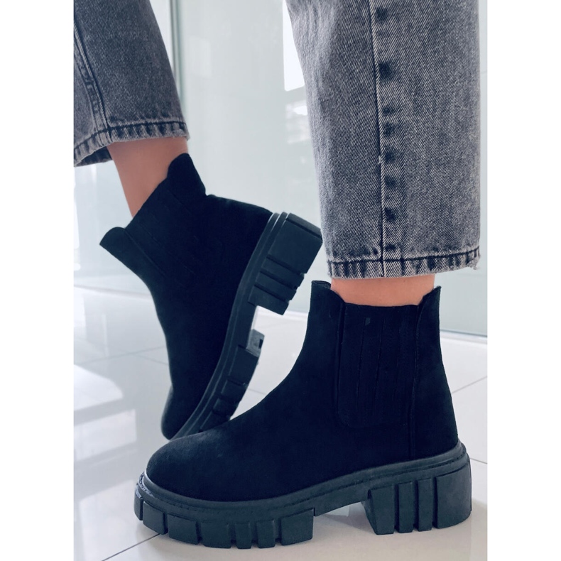 PA1 Botas Jodhpur de mulher Leigh Black preto 2