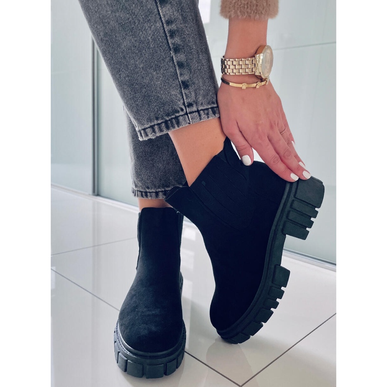 PA1 Botas Jodhpur de mulher Leigh Black preto 1