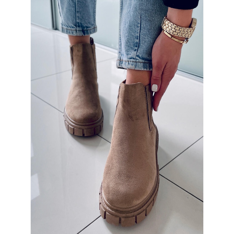 PA1 Botas Jodhpur de mulher Leigh Khaki bege 1