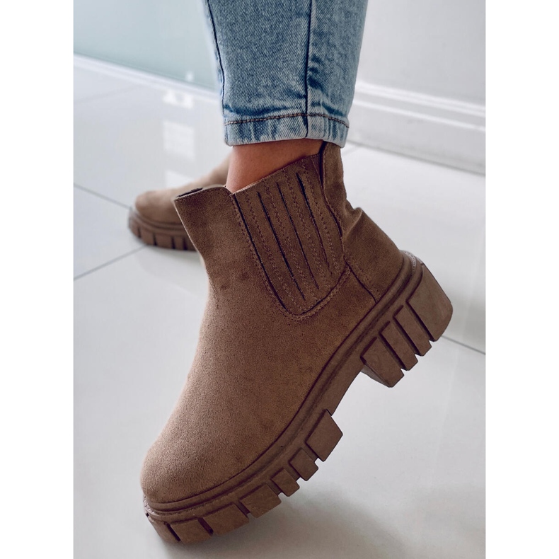 PA1 Botas Jodhpur de mulher Leigh Khaki bege 2