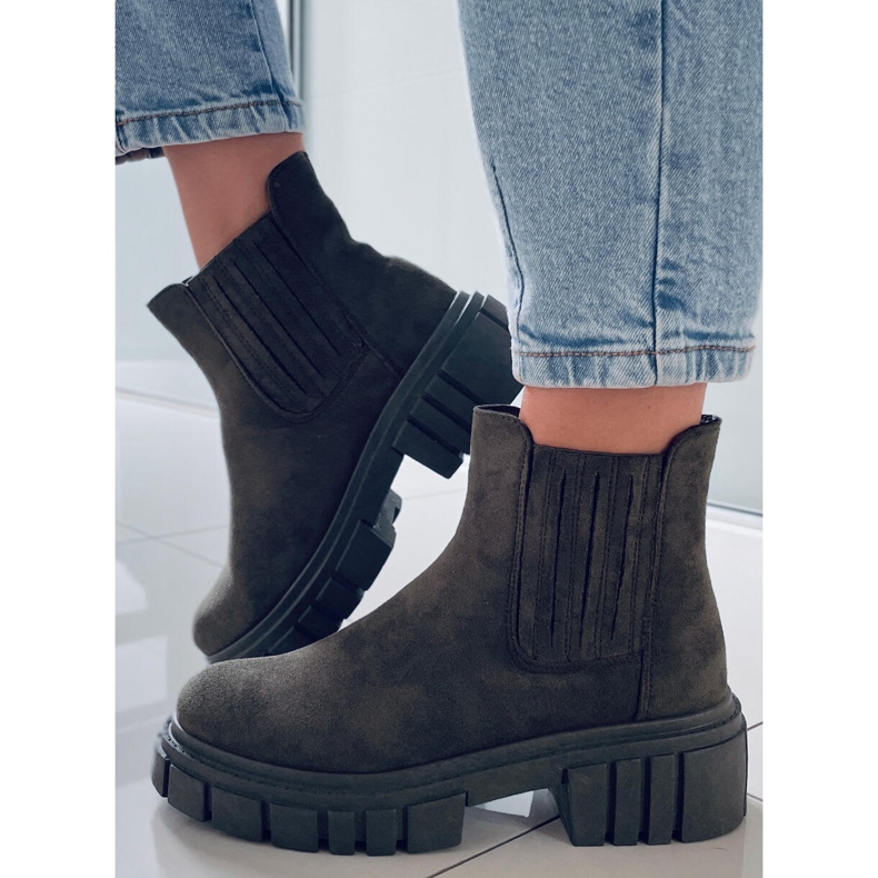 PA1 Botas Jodhpur de mulher Leigh Green cáqui verde 1