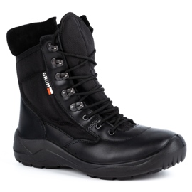 Olivier Botas táticas militares para proteção Grom 1138 preta preto 3