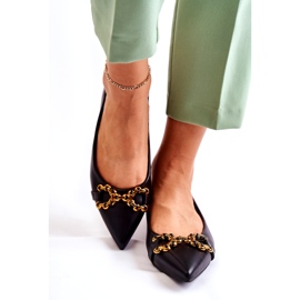 WS1 Bailarinas femininas em Spitz com ornamento preto Carlos 5