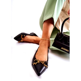 WS1 Bailarinas femininas em Spitz com ornamento preto Carlos 1