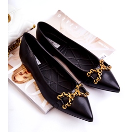 WS1 Bailarinas femininas em Spitz com ornamento preto Carlos 4