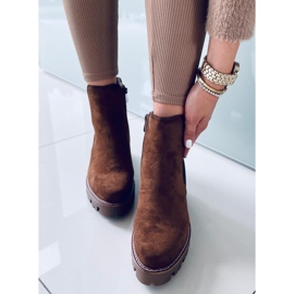 Botas de salto alto Ragga Khaki castanho 1