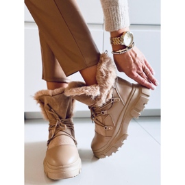 PA1 Jarl Khaki botas de neve de mulher bege 1