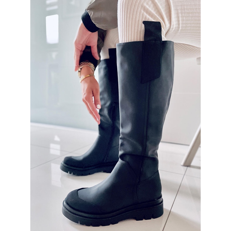 PA1 Botas de equitação Gibbs Black para mulher preto 2