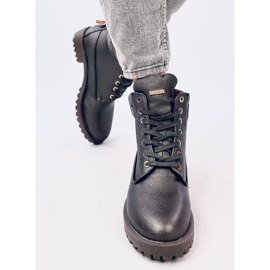 Botas com cadeado Glenn D.GREY cinza 2 Botas com cadeado Glenn D.GREY cinza 2