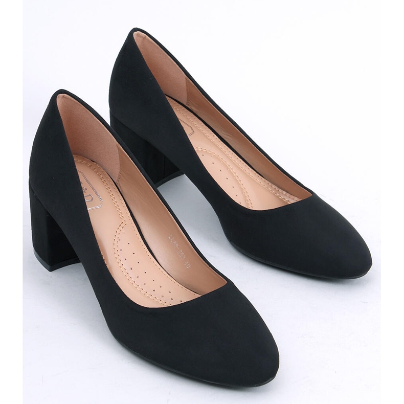 Sapatos de salto baixo Louise Black preto 2